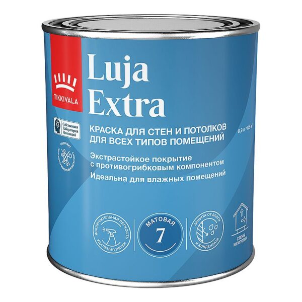 Tikkurila Luja Extra 7 Краска для влажных помещений матовая