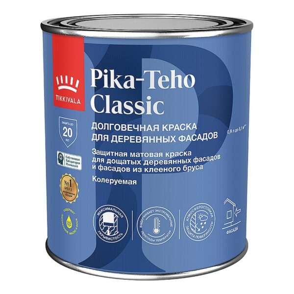 Tikkurila Pika-Teho Classic Краска для деревянного фасада матовая