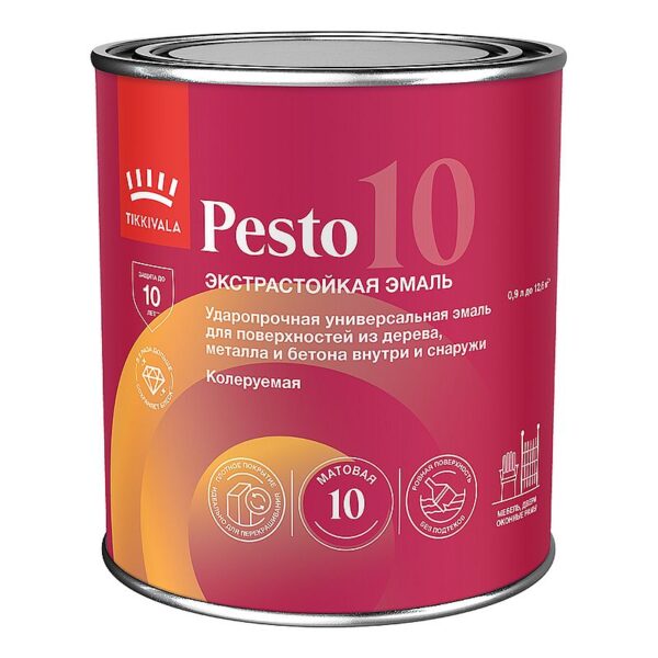 Tikkurila Pesto 10 Эмаль универсальная матовая