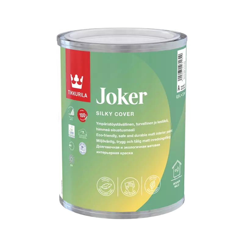 tikkurila_joker_0_9l Tikkurila Joker Краска интерьерная Финляндия — изображение 1